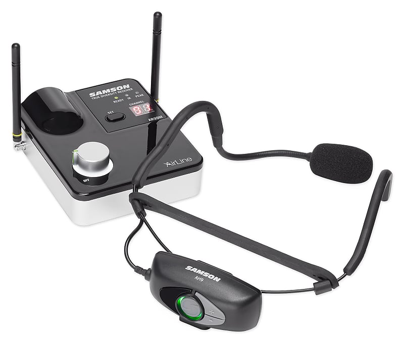Samson AIRLINE 99M AH9 Wireless UHF Rechargeable Fitness Headset System-K Band image 1