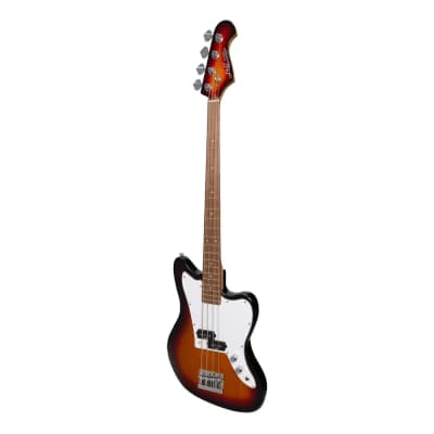 J&D Luthiers 4-String JM-Style Electric Bass Guitar | Tobacco Sunburst for sale
