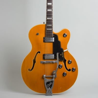 Guild Duane Eddy DE-400 B Thinline Hollow Body Electric Guitar (1967), ser. #EH-250, original black hard shell case. image 1