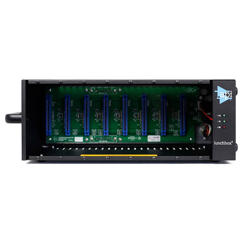 API 500-8B 8-Channel 500 Series Module Lunchbox Rack with Channel-Linking image 1