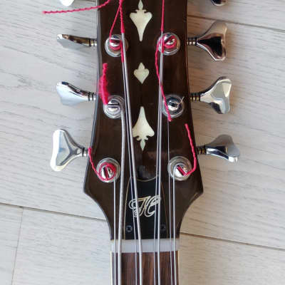 Hoyer 8 string Double Cutaway Bass 1970s Cherry image 4