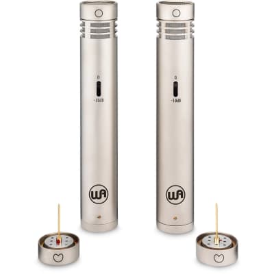 Warm Audio WA-84 Omni Small Diaphragm Cardioid Condenser Microphone Stereo Pair with Omnidirectional Capsules