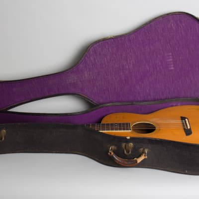 Washburn  Model 5238 Deluxe Flat Top Acoustic Guitar (1930), ser. #1231, original black chipboard case. image 10