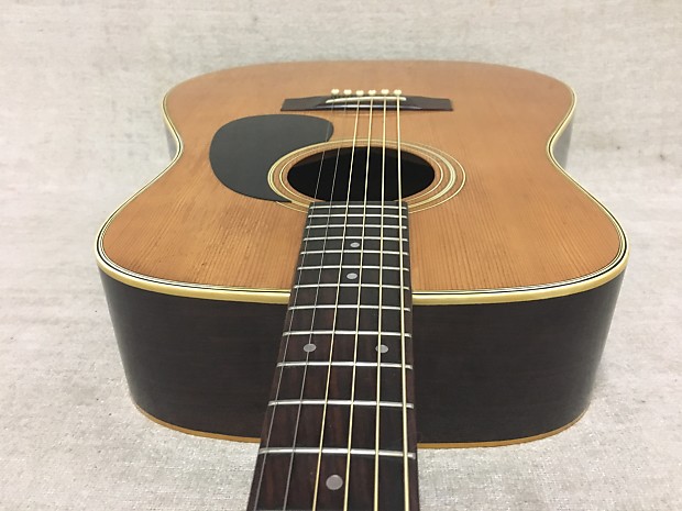 Vintage 1975 Morris W-20 Dreadnought Acoustic Guitar Japan MIJ