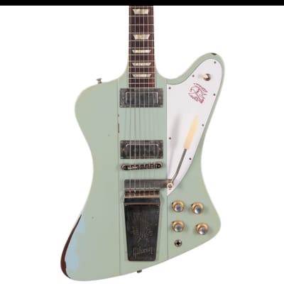Gibson Gibson Custom Shop '63 Murphy Lab Firebird w/ Maestro Vibrola Aged Frost Blue - Heavy Relic 2022 image 5