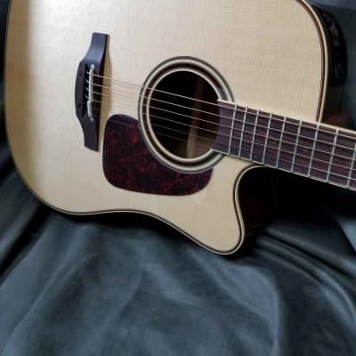 Takamine P4DC Pro Series Dreadnought Cutaway Acoustic/Electric Natural Gloss image 1