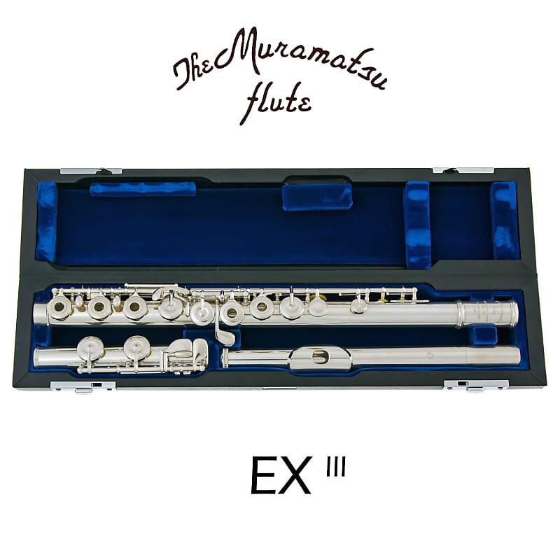 Brand New - Muramatsu EX-III Flute with Silver Headjoint | Offset G | Open  Keys | C-Foot