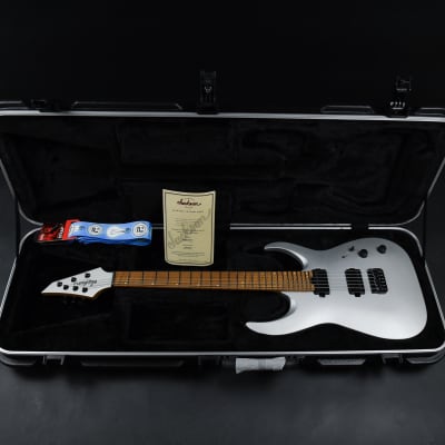 Jackson Custom Shop USA Misha Mansoor Signature Juggernaut HT6 Satin Silver (JMM1910771) image 3