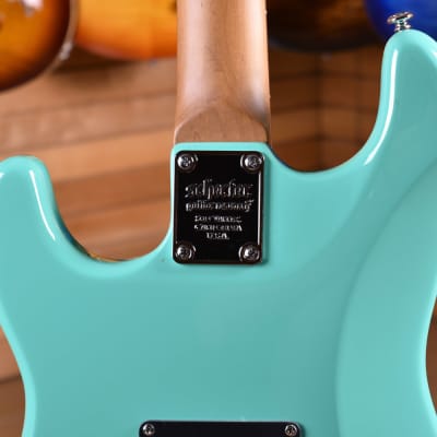 Schecter Traditional Route 66 Kingman HSS Surf Green image 13