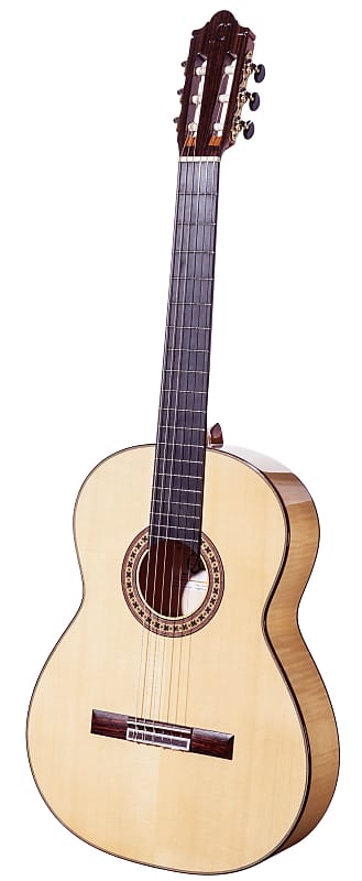 Spanish Flamenco Guitar CAMPS M7-S (blanca) - solid spruce top image 1