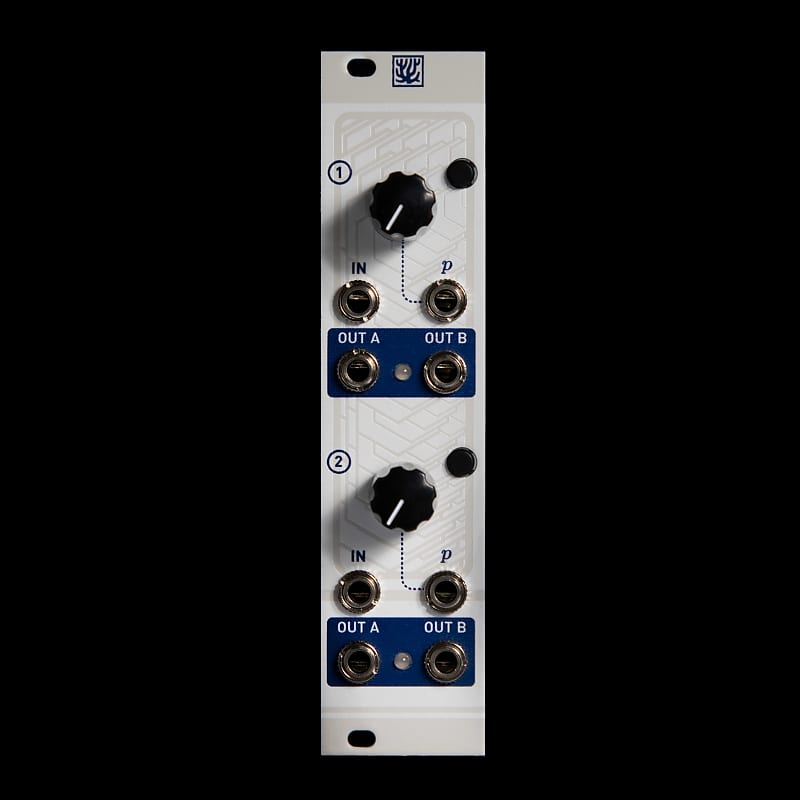 Mutable Instruments Branches Eurorack Dual Bernoulli Gate/Trigger Clone  Module (White Aluminum)