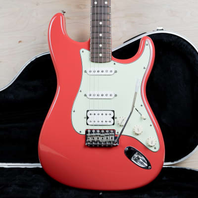 Fender American Special Stratocaster Partscaster HSS Fiesta Red Robert Cray Neck w/ Hard Case for sale