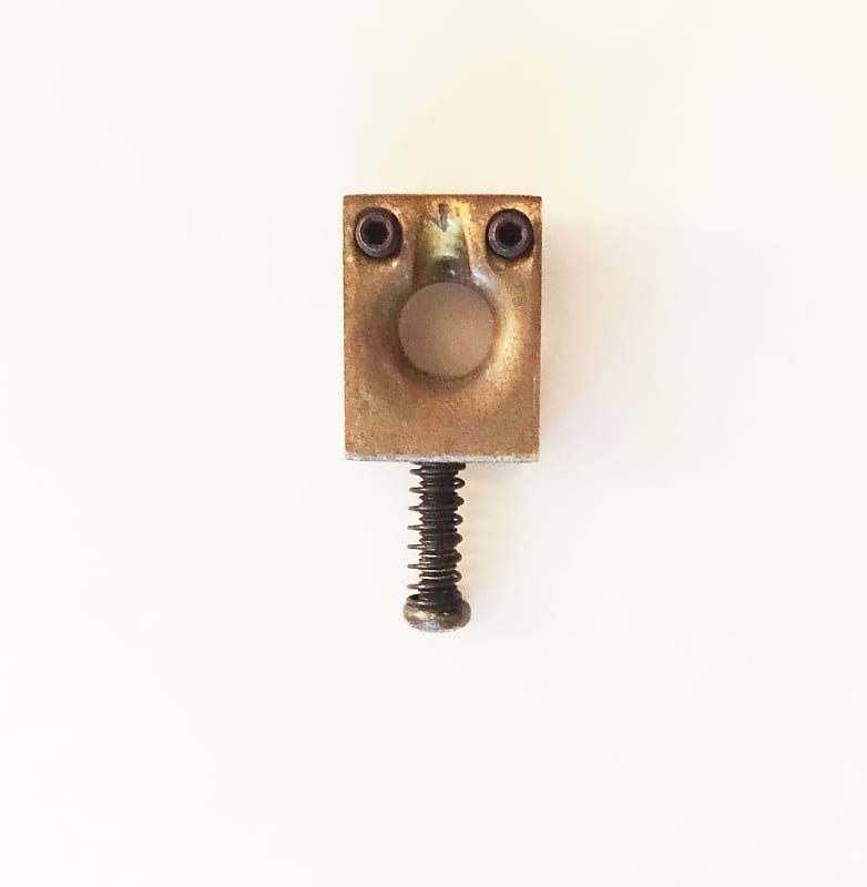 Vintage HighMass String Thru body Bass Bridge String Saddle Reverb