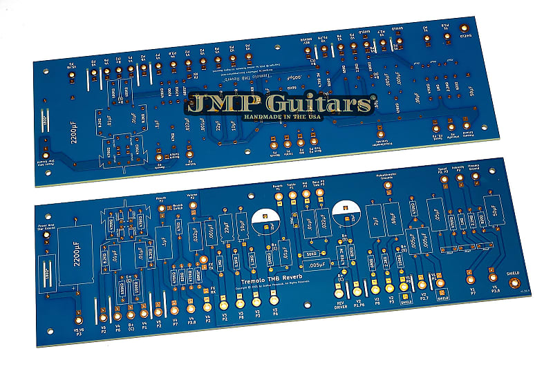 JMPGuitars Tremolo TMB Reverb PCB - 18Watt.com DIY Amp Build image 1