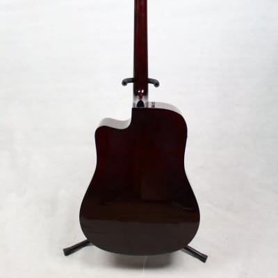 *Scratch & Dent* Fender FA-125CE Dreadnought Acoustic Guitar, Natural w/ Electronics image 5
