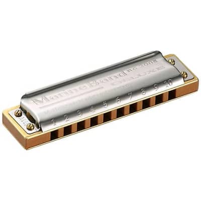 Hohner M2005BX-F Marine Band Deluxe Harmonica - Key of F