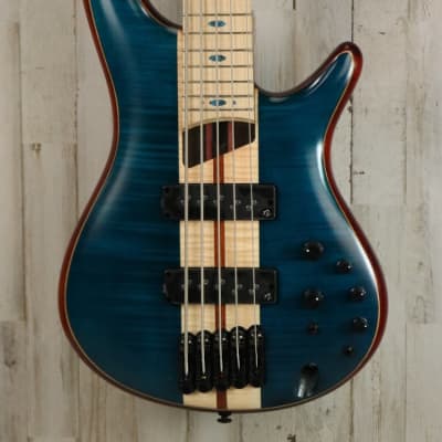 Ibanez SR2405W-CGL Premium E-Bass 5 String Caribbean Green Low 