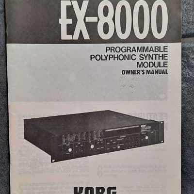 Korg EX-8000 Owner's Manual