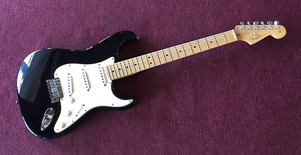 Fender American Series Stratocaster 2005 Black/Maple image 1