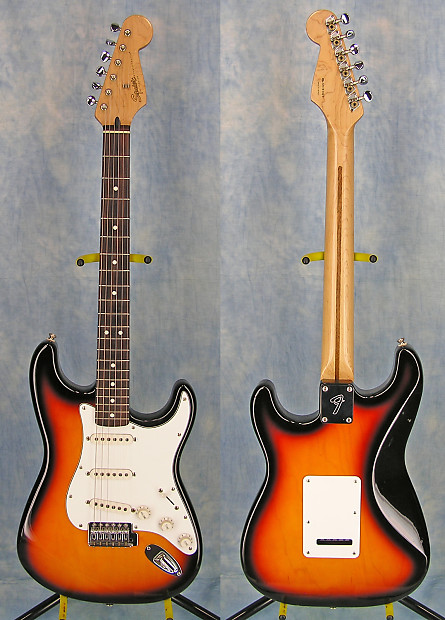Rare MIM 1998 Fender Squier Stratocaster Sunburst