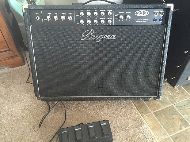 Bugera 333 All Tube 2x12 Guitar Combo Amp Footswitch Reverb