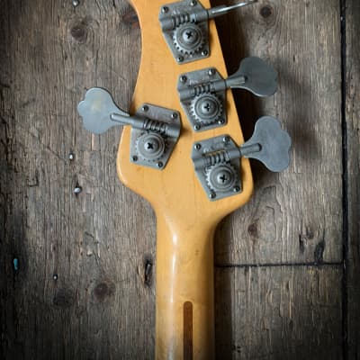 1977 Music Man  Stingray 4  Bass in Natural finish & original hard shell case image 8