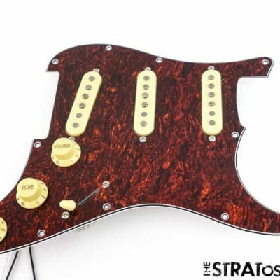 * NEW Alnico 5 LOADED PICKGUARD for Fender Stratocaster Strat Red Tortoise 11 image 1