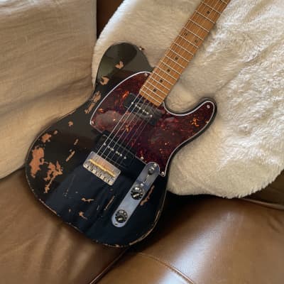 Partscaster Tele Style 2020’s - Relic Black for sale