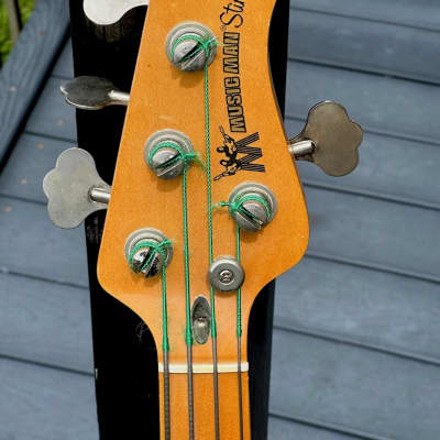 Music Man Stingray Bass 1978 - a superb Sunburst maple neck example as clean as they come & all original ! image 5