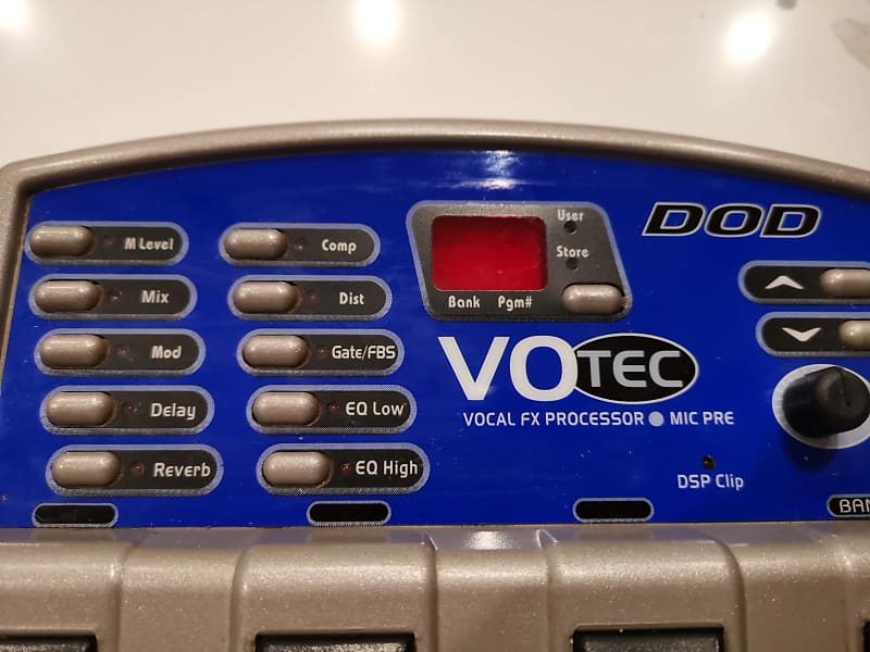 DOD VOtec Vocal Fx Processor 2000's Blue Reverb