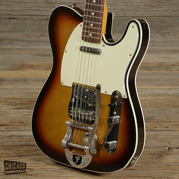 Fender Telecaster with Bigsby Sunburst MIJ 1995 (s347) | Reverb