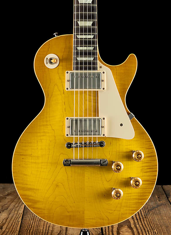 1958 Gibson Les Paul - Lemonburst - Sunburst - 2014 Custom | Reverb