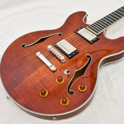 Eastman T185MX All Solid Wood Electric Thinline - Classic Finish image 8
