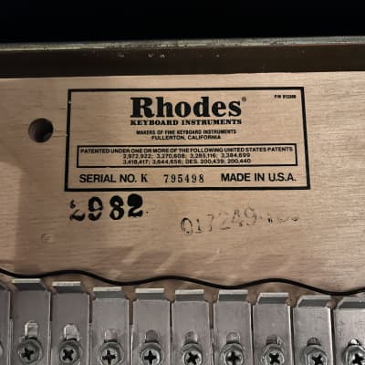 Rhodes Mark II Stage 1982 - Restored image 3