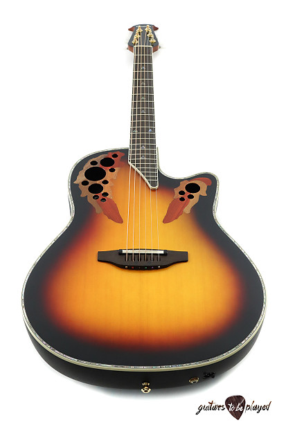 【絶品】 Custom Ovation Elite w Guitar Acoustic/Electric C2078AX-1 ギター