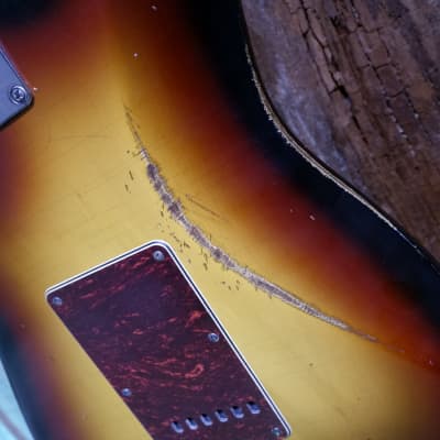 Keith Holland Custom S-ANS #1327 - Nitro 3-Tone Sunburst image 19