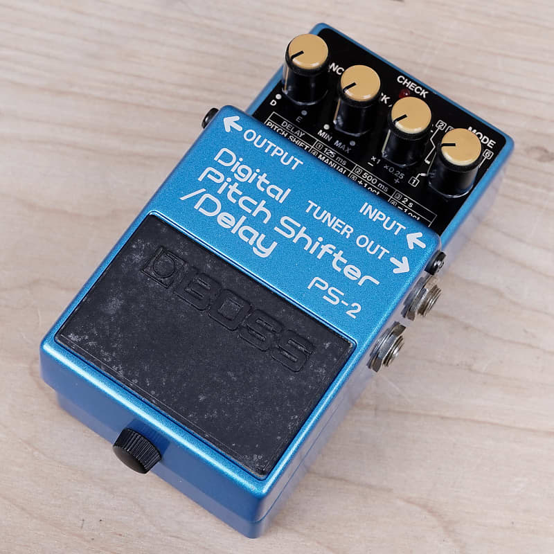 Boss PS-2 Digital Pitch Shifter/Delay (Blue Label) 1990 Blue Made in Japan  MIJ