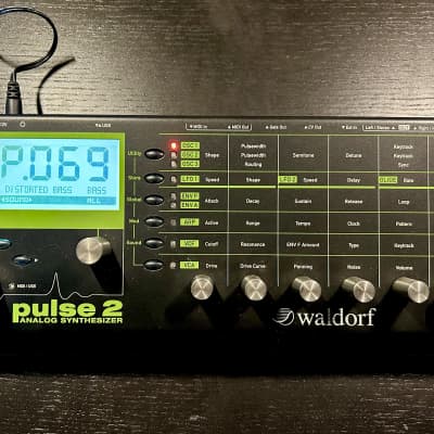 Waldorf Pulse 2 Analog Synthesizer Module 2013 - Present - Black