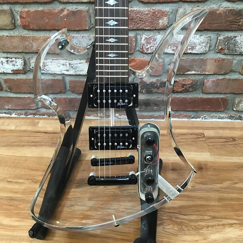 B.C. Rich Mockingbird Ice Acrylic Limited Edition Clear | Reverb