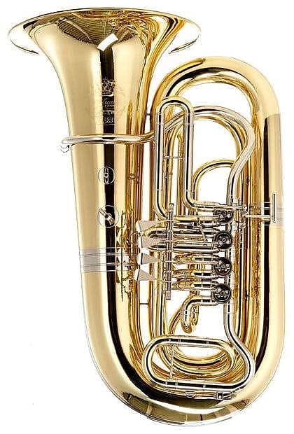  Levante LV-BT5705 Bb Tuba with Soft Case - 4 Rotary