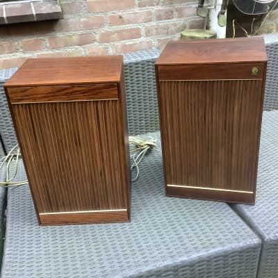 Svenska SINUS Swedish Design 60’s 70’s Sinus 1017 speakers loudspeakers Gorgeous wood look image 7