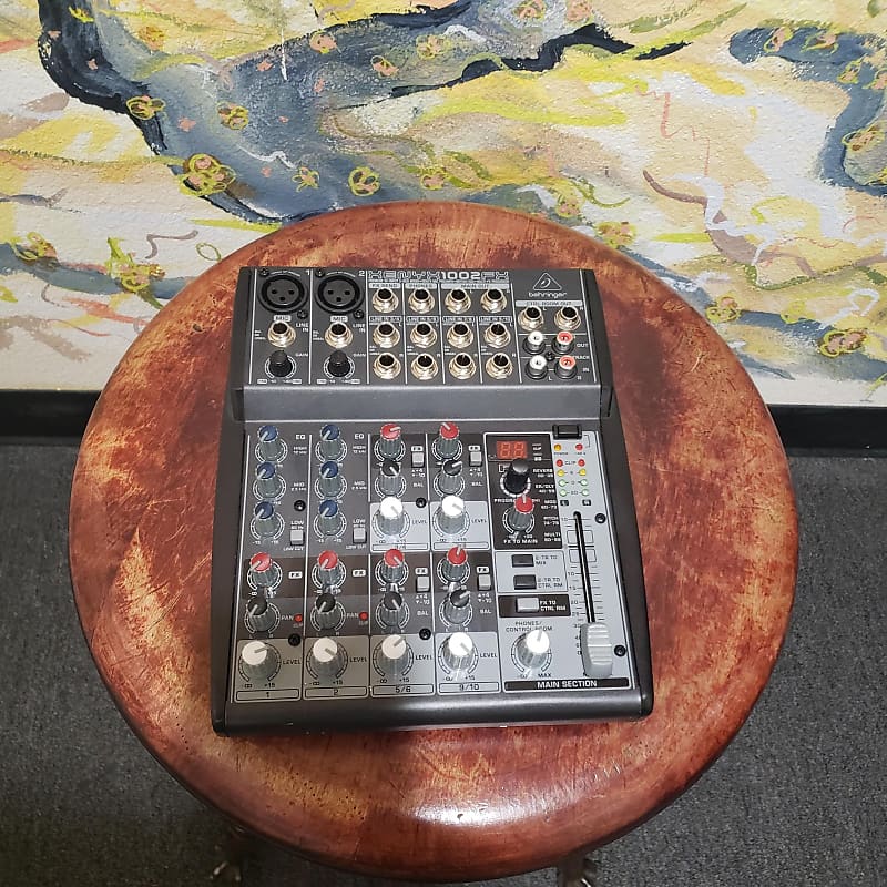 Behringer Xenyx 1002FX Analog Mixer NO POWER SUPPLY USED SOLD AS IS image 1