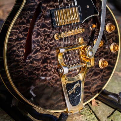 RARE Gibson Custom Shop Johnny A Black Quilt AAAA image 4