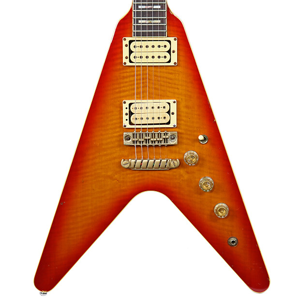 Vintage 1982 Ibanez Rocket Roll II Cherry Sunburst | Reverb