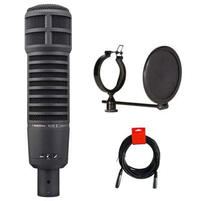 Electro-Voice RE20 Broadcast Announcer Microphone with Variable-D 