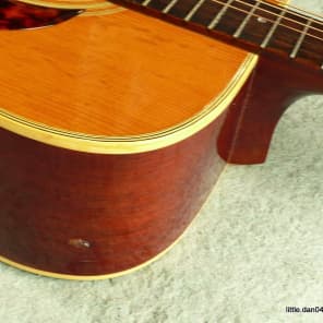 Suzuki  Three S W130 Dreadnought Acoustic Guitar Japan Vintage 1975 Natural imagen 12