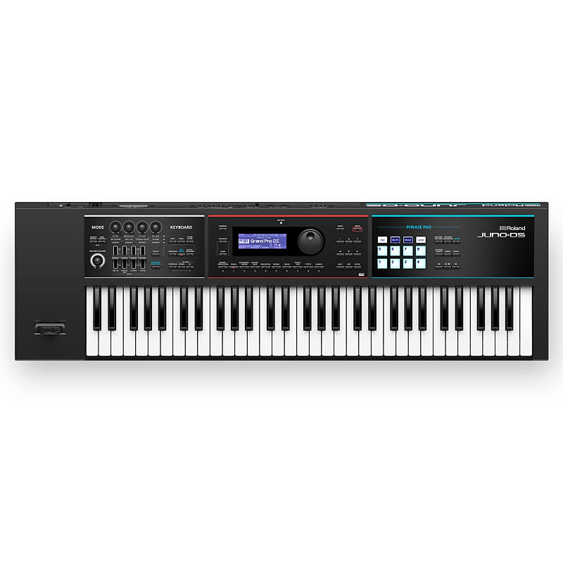 Roland JUNO-DS61 61-Note Mobile Synthesizer, 1000+ Sounds, Battery