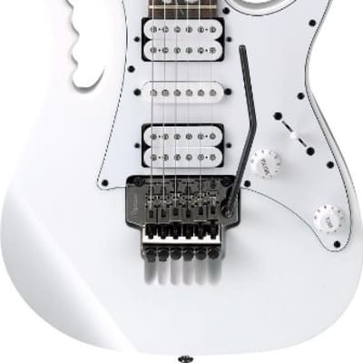 Ibanez Jem Jr. Steve Vai Signature Electric Guitar in White - Model JEMJRWH