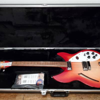New Rickenbacker 330FG, Fireglo, with Hard Case and Free Shipping, Made in USA! image 9