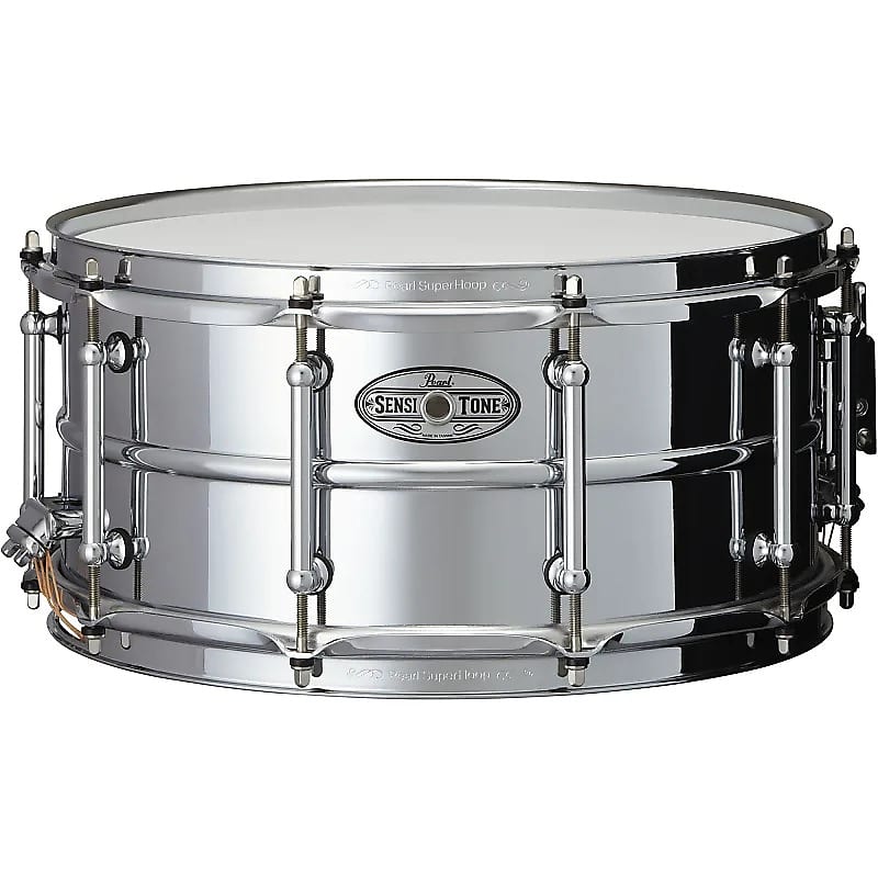 Pearl STA1465S SensiTone 14x6.5" Beaded Steel Snare Drum image 1